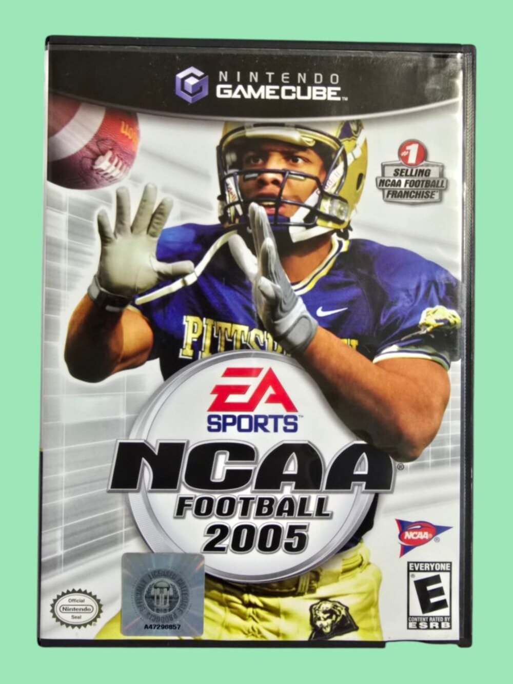 NCAA Football 2005 (Nintendo GameCube, 2004) Disk & Case